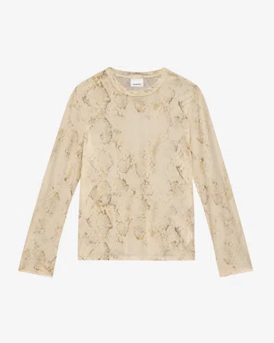 Isabel Marant Leilow T-shirt In Sand