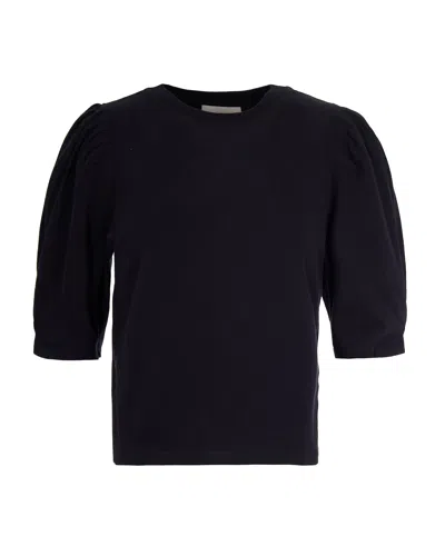 Isabel Marant T-shirt Maeliss Black In Animal Print