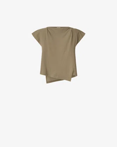 Isabel Marant T-shirt Sebani In Brown