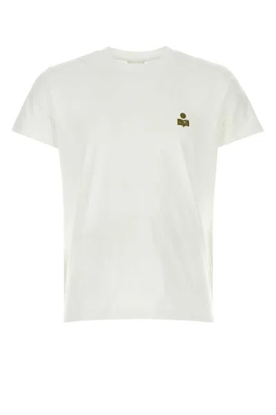Isabel Marant T-shirt In Khaki/white