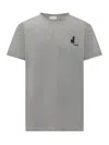 Isabel Marant Zafferh Logo Print T-shirt In Grey