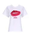 Isabel Marant T-shirt With Round Neck And Short Sleeves In White