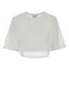 Isabel Marant T-shirt Zaely Oversize In Cotone Bianco In White