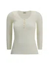 Isabel Marant Maglia A Maniche Lunghe A Costine In Neutral
