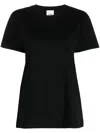 Isabel Marant Ribbed Cotton T-shirt In Black
