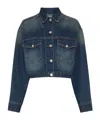 Isabel Marant Tadia Denim Jacket In Faded Blue