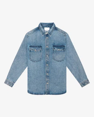 Isabel Marant Tailly Shirt In Light Blue