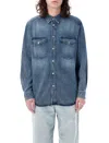 Isabel Marant Marant Overshirt In Denim Tailly In Blue