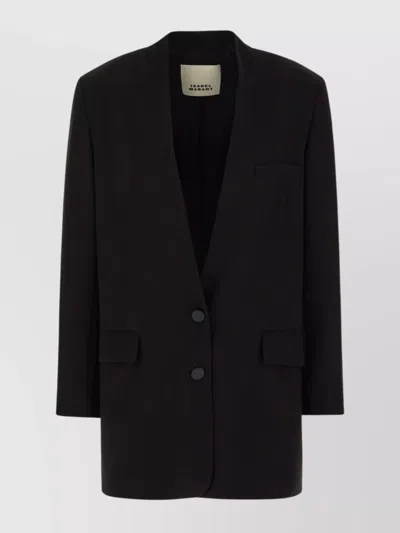 ISABEL MARANT TAILORED BLAZER WITH SLIT AND POCKETS