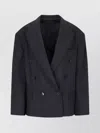 Isabel Marant Tailored Double-breasted Jacket Pockets In Grey