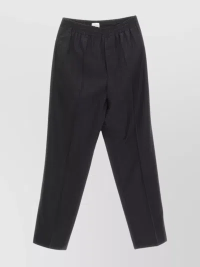 Isabel Marant Tailored Trousers Elastic Waistband In Black