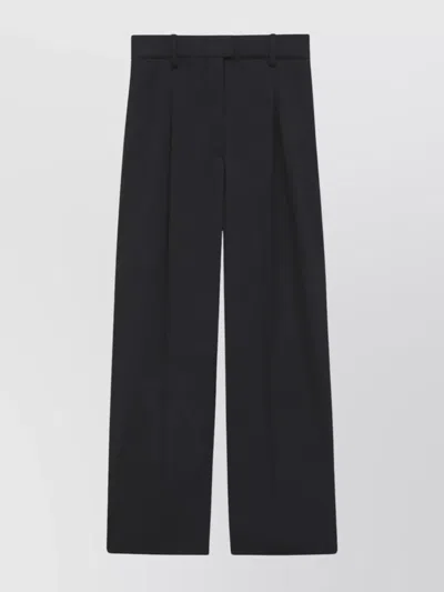 ISABEL MARANT TAILORED TROUSERS PLEATED WIDE-LEG DESIGN