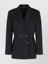 Isabel Marant Tailored Virgin Wool And Cotton Blazer In Black