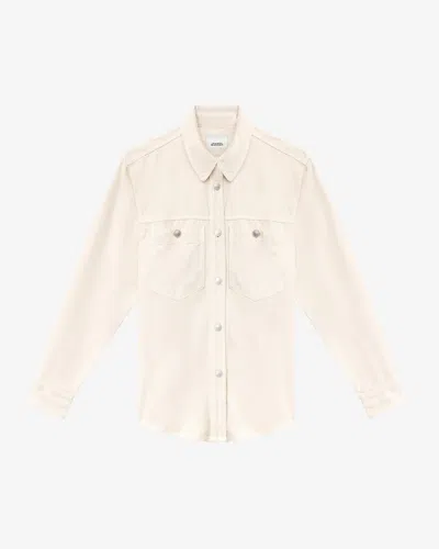 Isabel Marant Talbot Shirt In Ecru