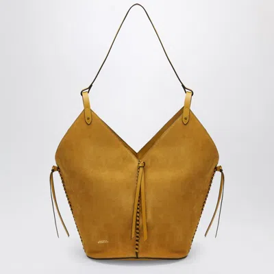 Isabel Marant Tampa Bag In Saffron Suede Leather Women In Yellow