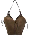 Isabel Marant 'tampa' Brown Suede Shoulder Bag In Brown
