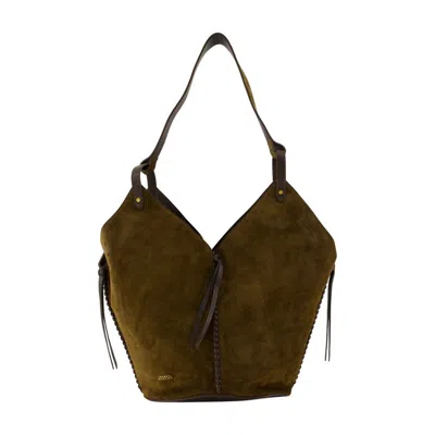 Isabel Marant Tampa Gz Shoulder Bag In Brown