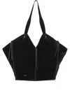 Isabel Marant Tampa Leather Shoulder Bag In Black