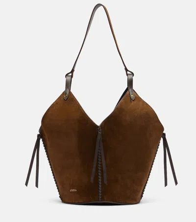 Isabel Marant Tampa Medium Suede Shoulder Bag