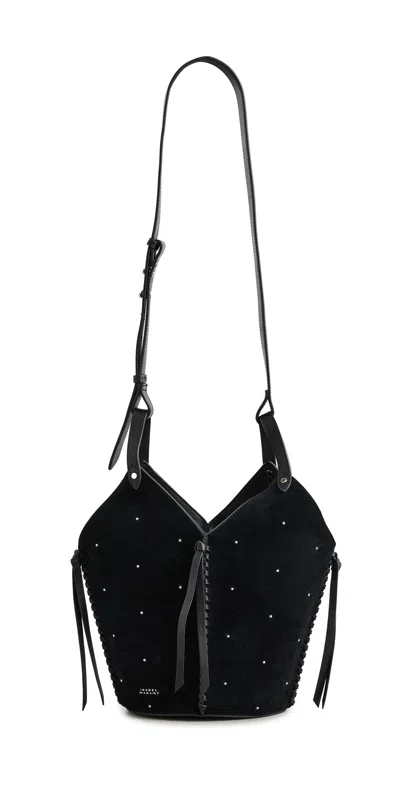 Isabel Marant Tampa Mini Bag Black/silver In Multi