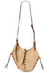 Isabel Marant Tampa Mini Gc Bag In Natural & Cognac