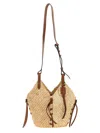 Isabel Marant Mini Tampa Raffia Shoulder Bags