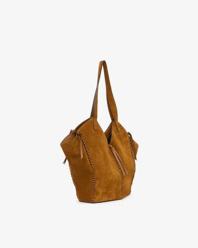 Isabel Marant Tampa Tote Shoulder Bag In Brown