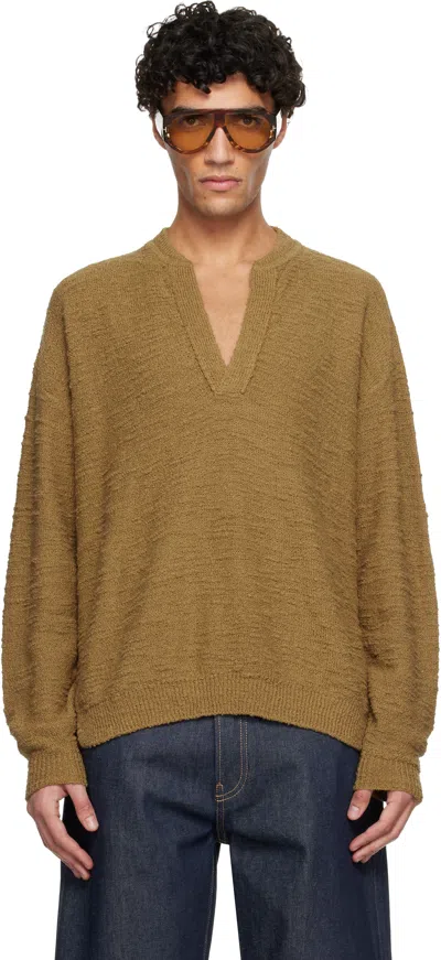 Isabel Marant Tan Arnold Sweater In Green