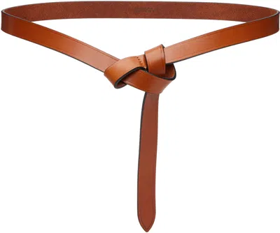 Isabel Marant Tan Kirka Belt In Brown