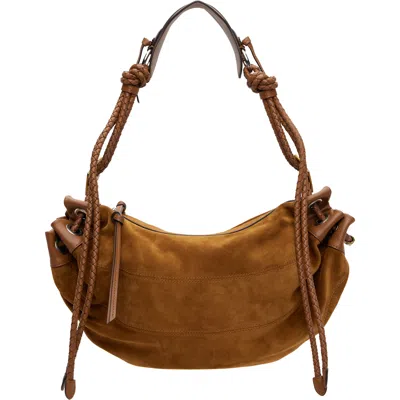 Isabel Marant Tan Maia Medium Shoulder Bag In 50co Cognac