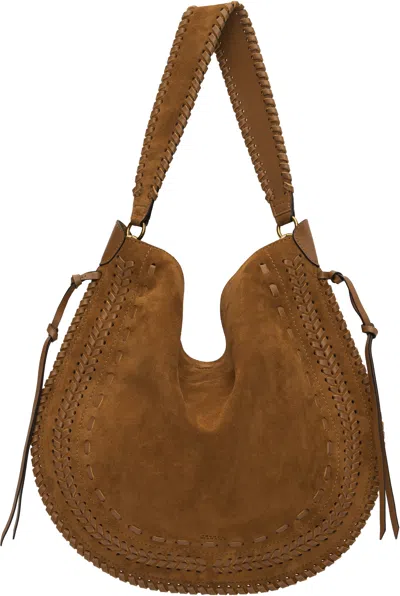 Isabel Marant Tan Oskan Hobo Soft Bag In Cognac