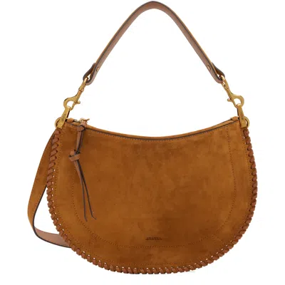 Isabel Marant Tan Oskan Soft Zipped Bag In 50co Cognac