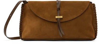 Isabel Marant Tan Silao Clutch Bag In Cognac