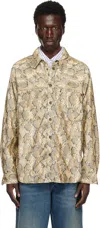 Isabel Marant Tan Victor Shirt In Neutral