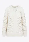 Isabel Marant Tane Sweater In Ecru