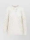 Isabel Marant Wool Jumper With Balloon Sleeves And Crew Neck