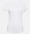 Isabel Marant White Fine Ribbed T-shirt In White