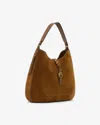 Isabel Marant Altay Hobo Suede Calfskin Leather Bag In Cognac