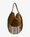 Isabel Marant Oskan Soft Large Suede Shoulder Bag