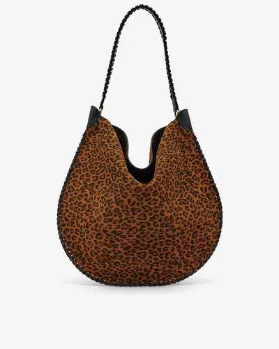 Isabel Marant Oskan Hobo Soft Bag In Brown
