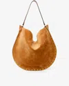 Isabel Marant Oskan Hobo Shoulder Bag In Cognac