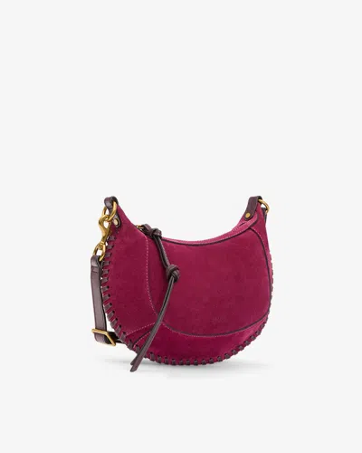 Isabel Marant Oskan Moon Bag In Plum
