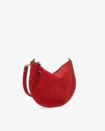 Isabel Marant Oskan Soft Zip Bag In Red