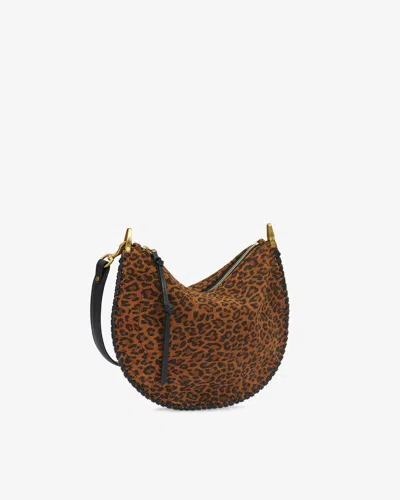 Isabel Marant Oskan Soft Zip Bag In Brown