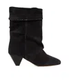 Isabel Marant Sculpted Cone Heel Boots With Tassel Detail