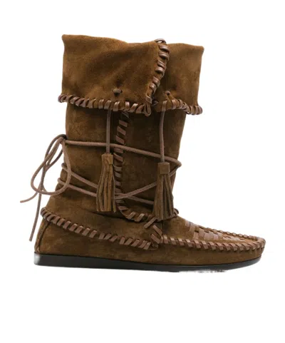 ISABEL MARANT TASSEL ANKLE BOOTS