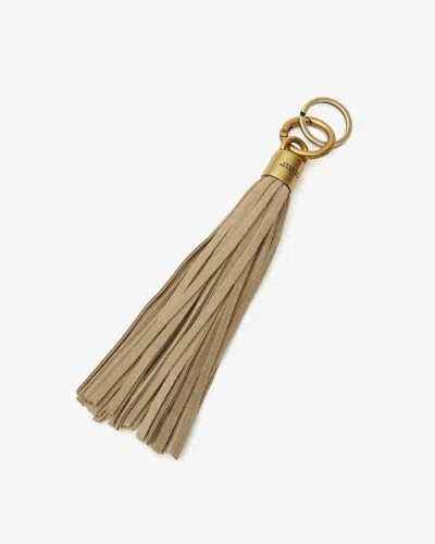 Isabel Marant Tassel Classic Small Leather Goods In Sand