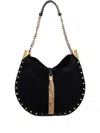 Isabel Marant Tassel-embellished Suede Shoulder Bag