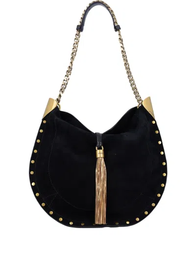 Isabel Marant Tassel-embellished Suede Shoulder Bag