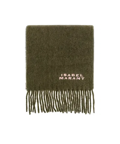 Isabel Marant Tassel Scarf In Green